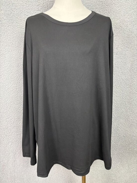 Linkdeer Tops - Linkdeer Women's 3XL Plus Size Black Long Sleeve Crewneck T-Shirt 3XL NWT's.